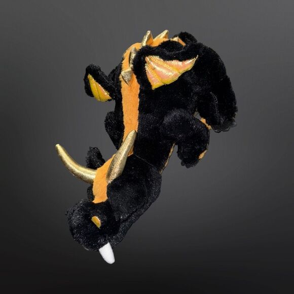 GANZ Webkinz Lava Dragon HM464 Plush Stuffed Animal Toy - Picture 1 of 8